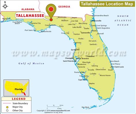 tallahassee florida map.